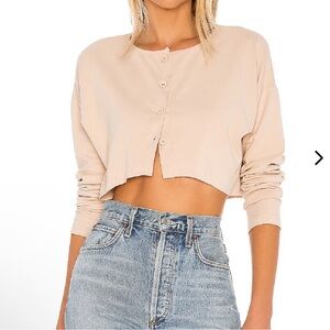 NEW NWT Lovers & Friends KEATON CROPPED SWEATER